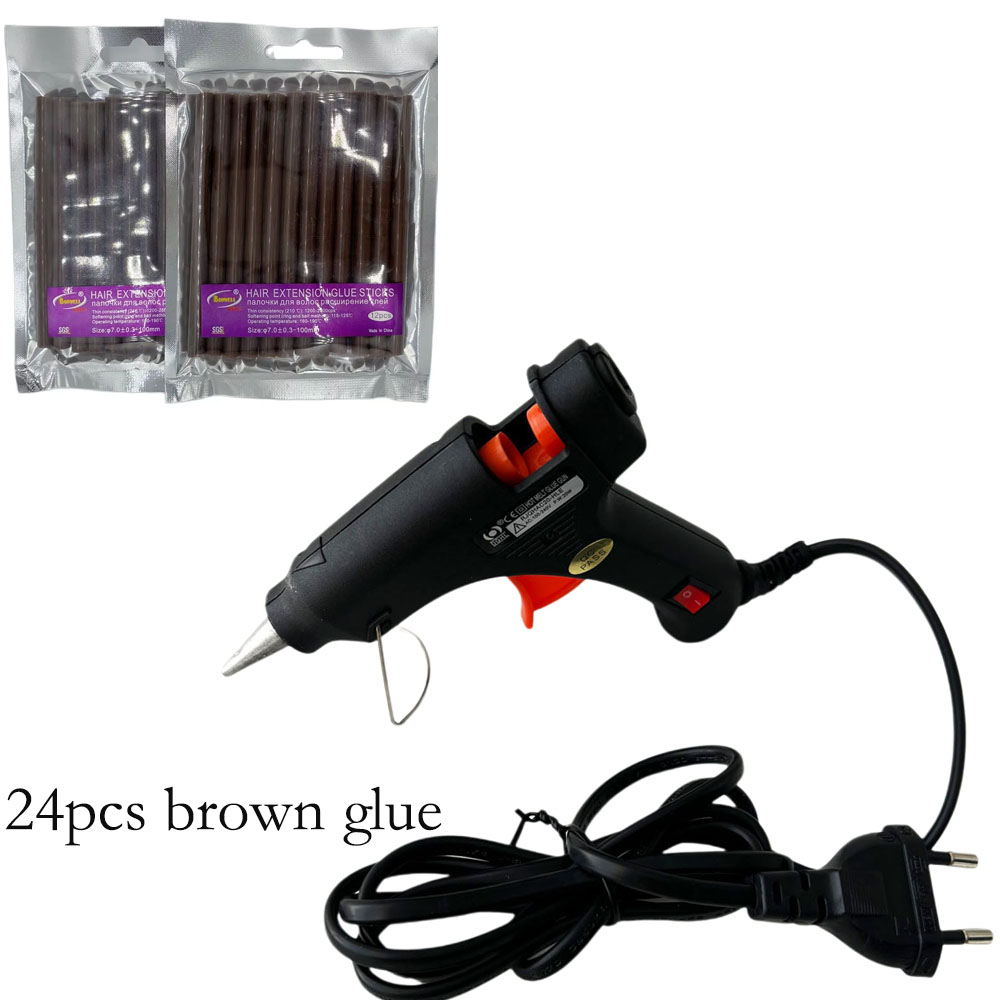 Glue Gun Hair - Pistola de Pegamento Termofusible, Herramienta Eléctrica