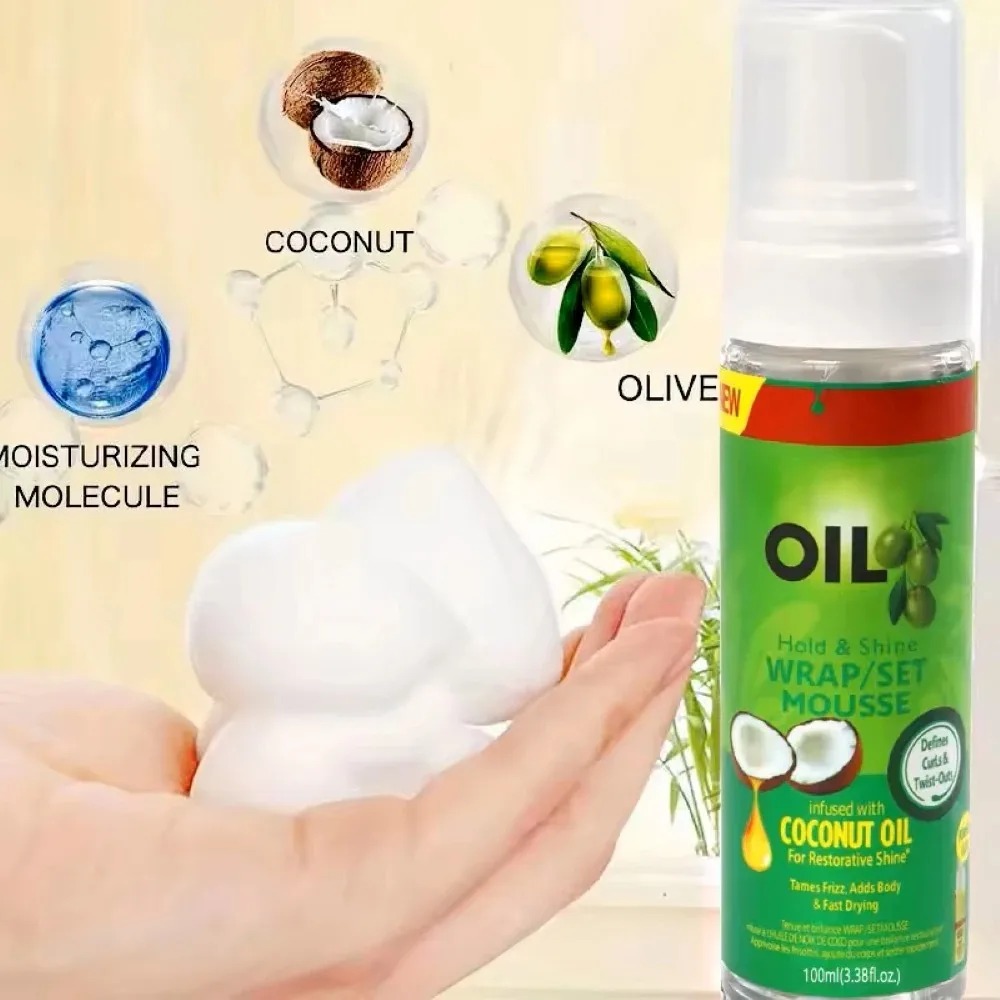 Hair Care China - Mousse para Cabello Rizado con Aceite