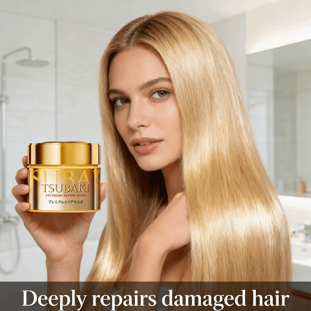 Mascarilla Capilar TSUBAKI 180 - Hair Care Japanese reseña y precio