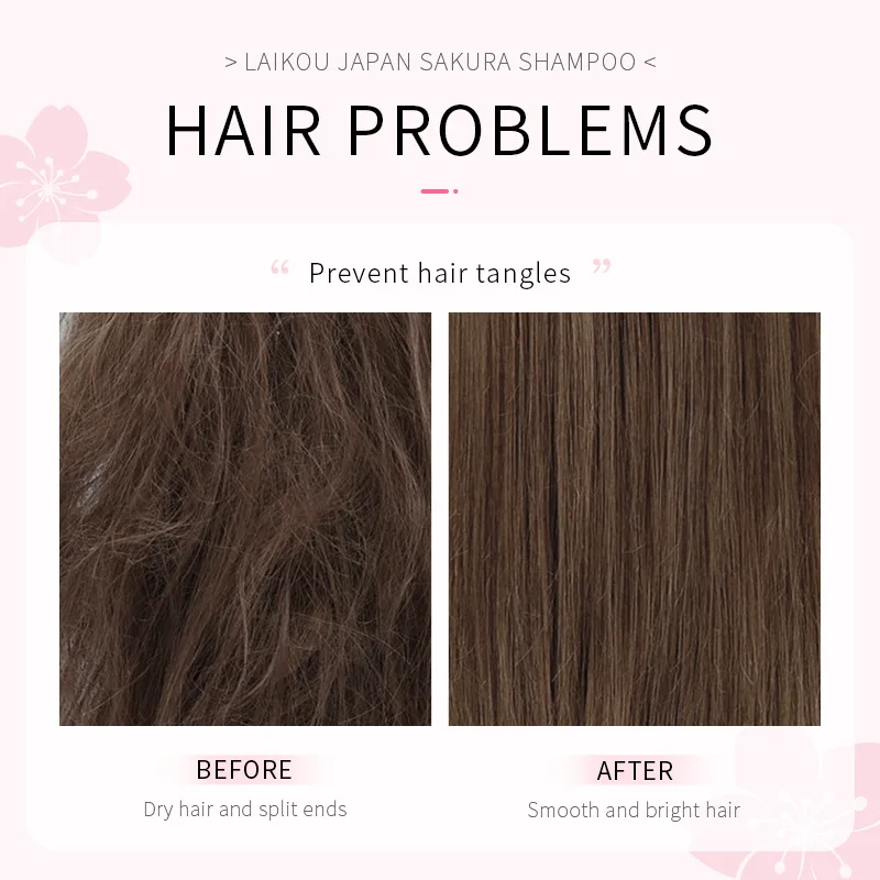 LAIKOU Japón Sakura champú rep - Hair Care Japanese reseña y precio