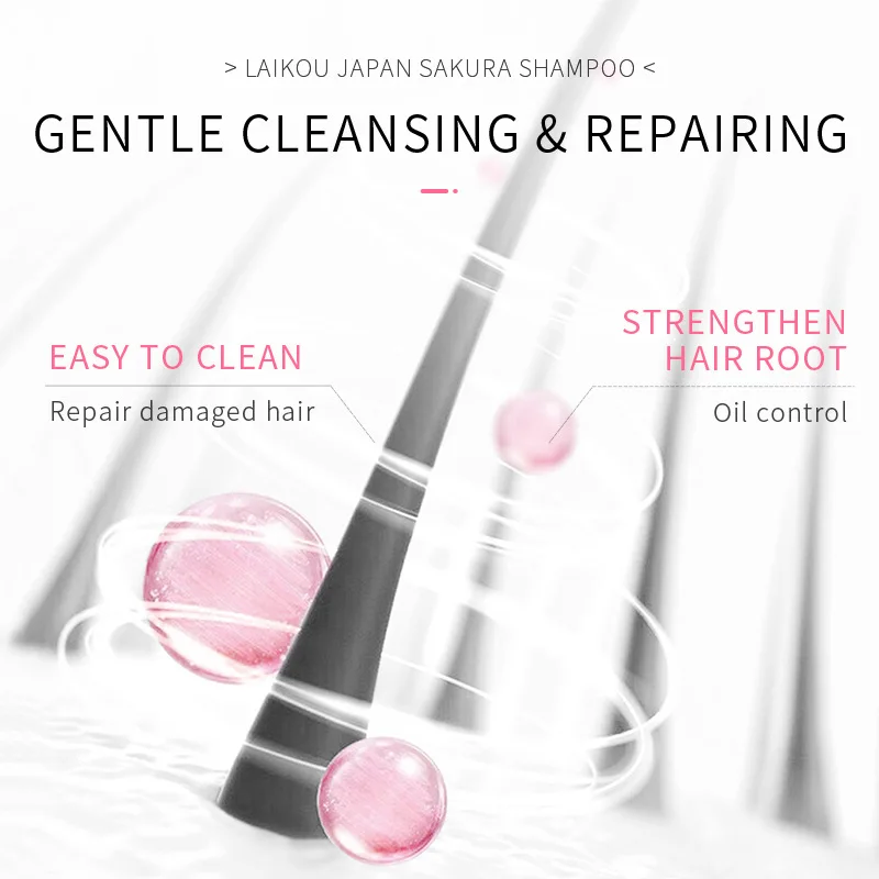 LAIKOU Japón Sakura champú rep - Hair Care Japanese reseña y precio