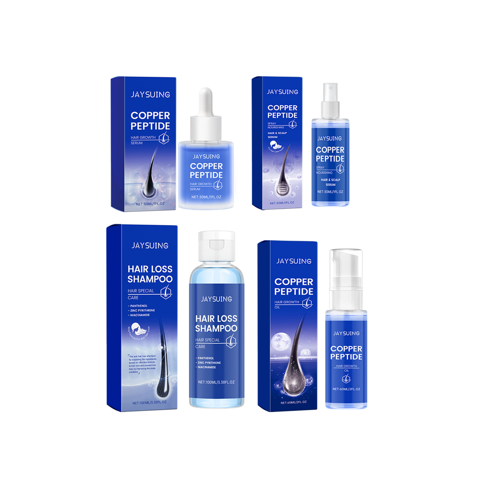 Champú con péptido de cobre, s - Hair Growth Serum Oil reseña y precio
