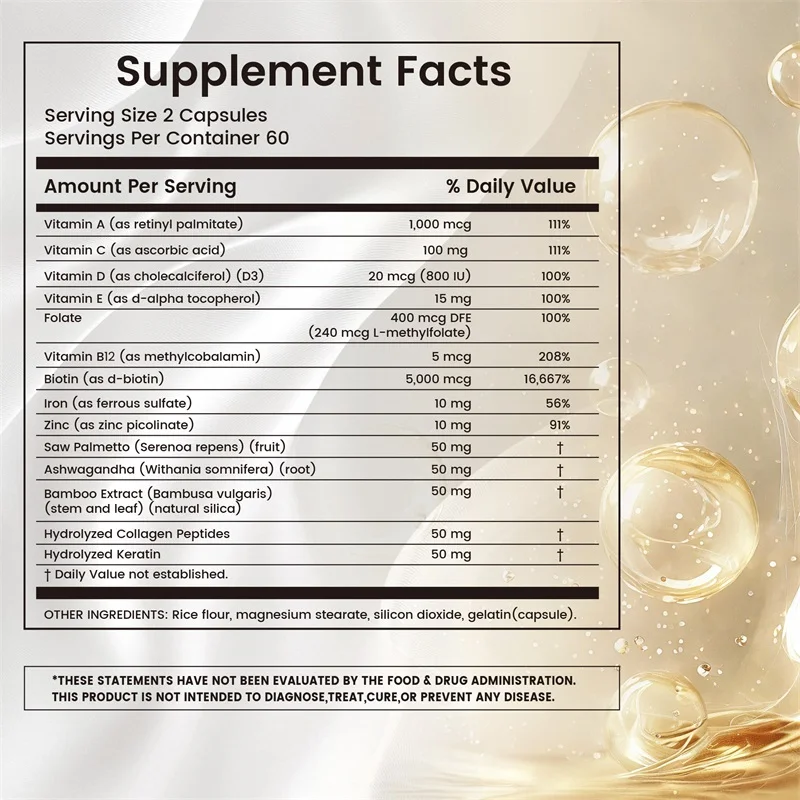 Vitaminas para el Cabello - Vi - Hair Care Capsule reseña y precio