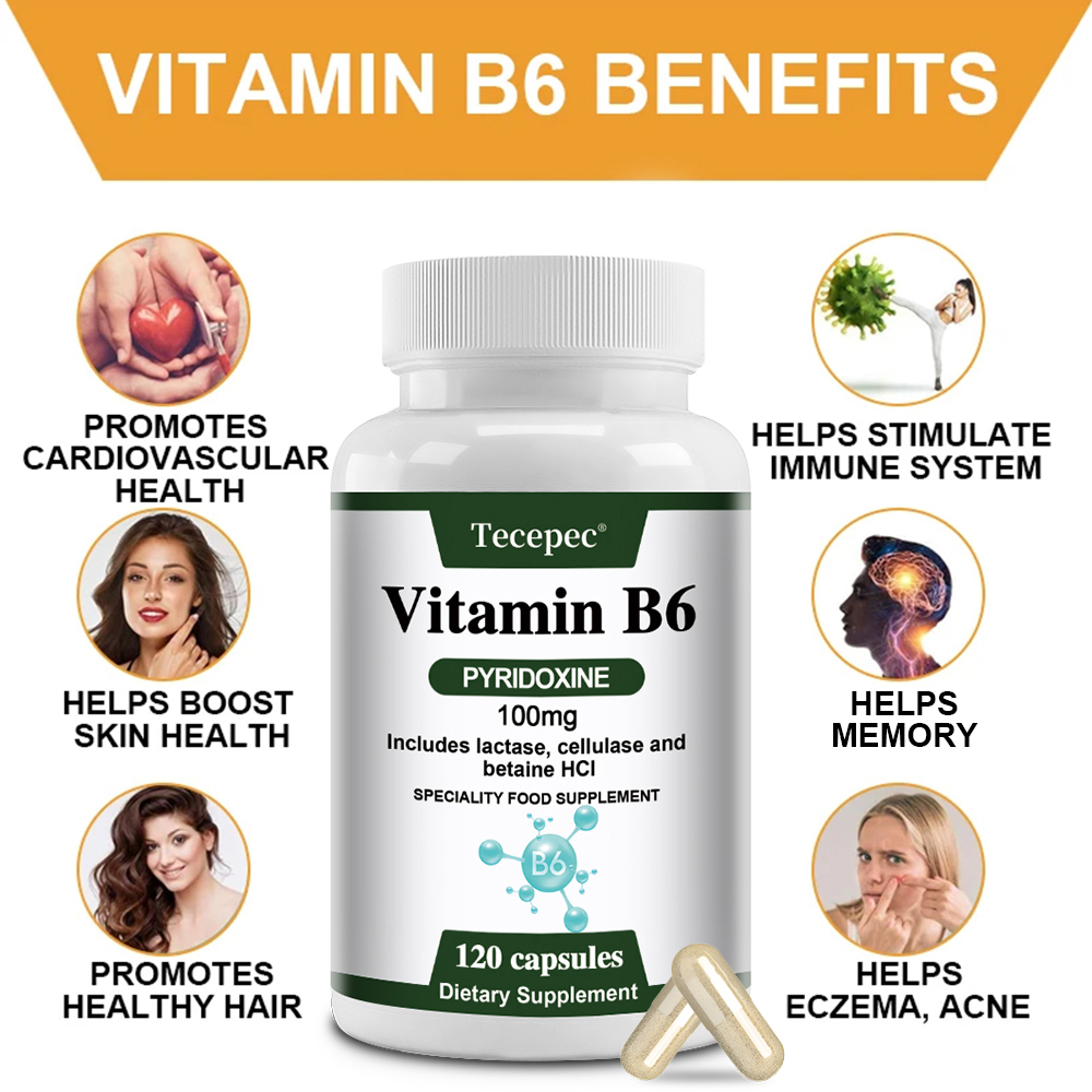 Cápsulas de Vitamina B6, Suple - Hair Care Capsule reseña y precio