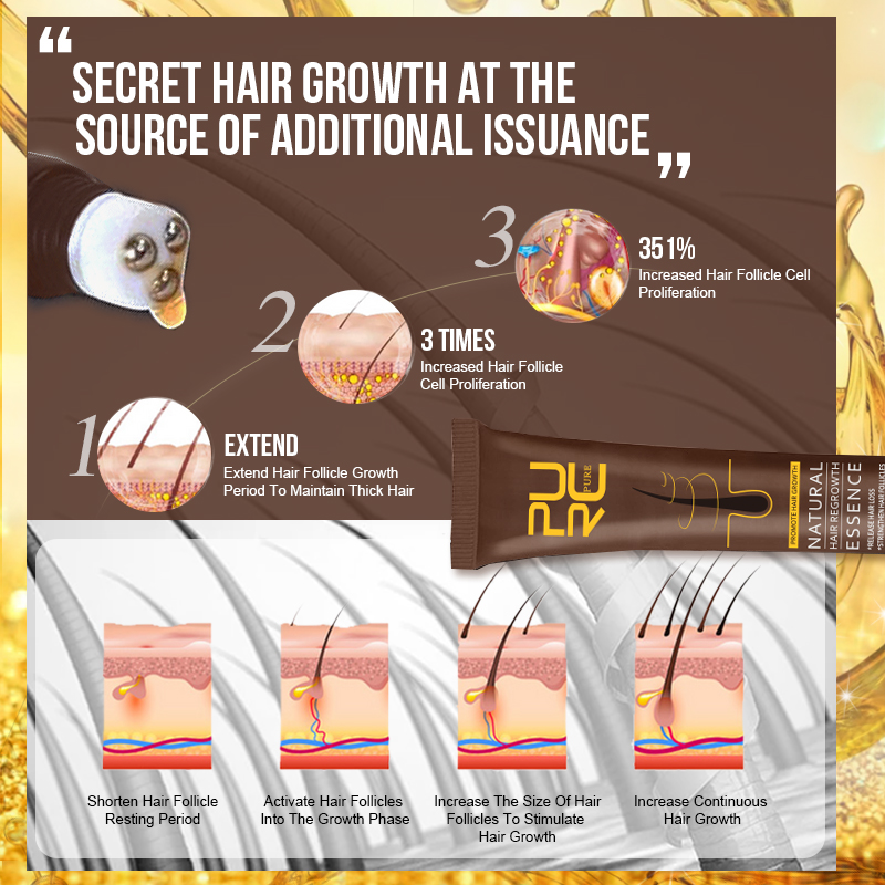 PURC-suero para el crecimiento - Hair Care Fragrance Essential Oil reseña y precio