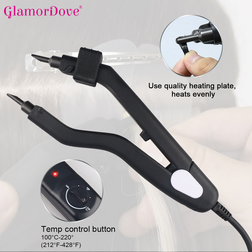 Herramienta de fusión de exten - Glue Gun Hair reseña y precio