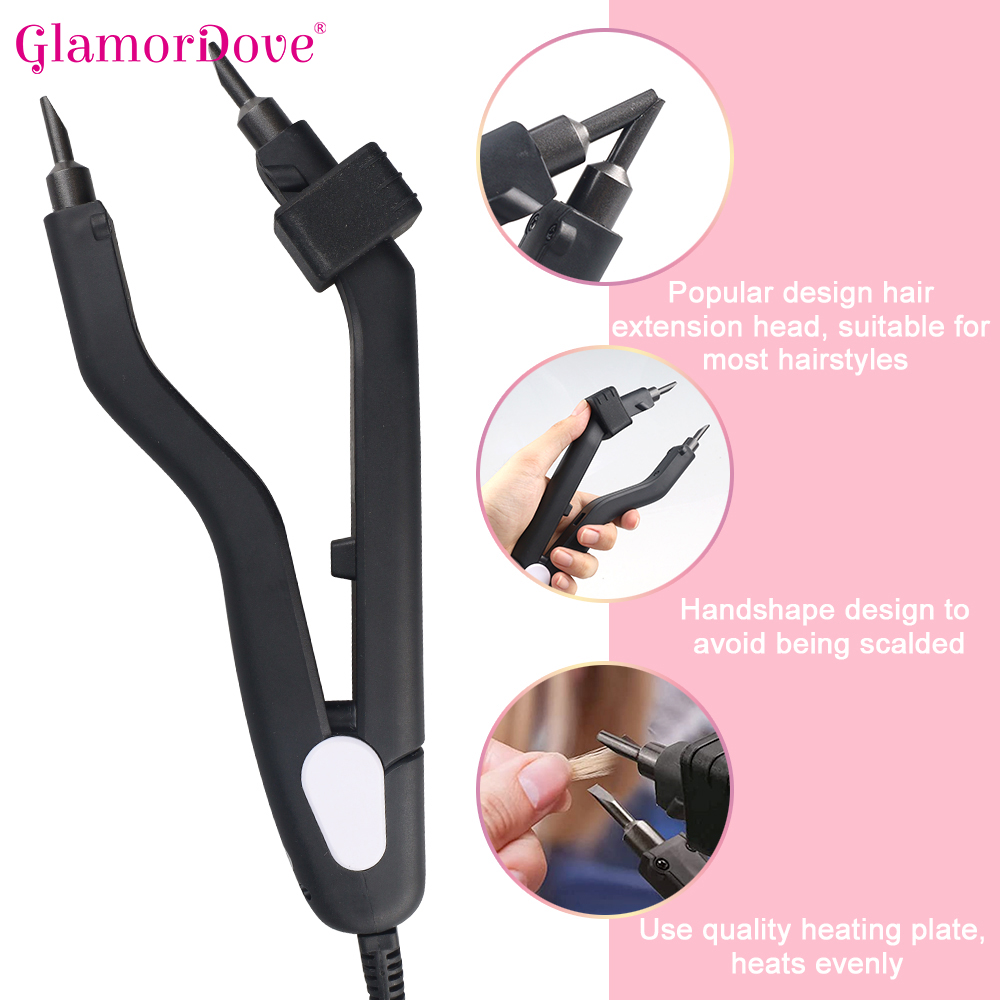 Herramienta de fusión de exten - Glue Gun Hair reseña y precio