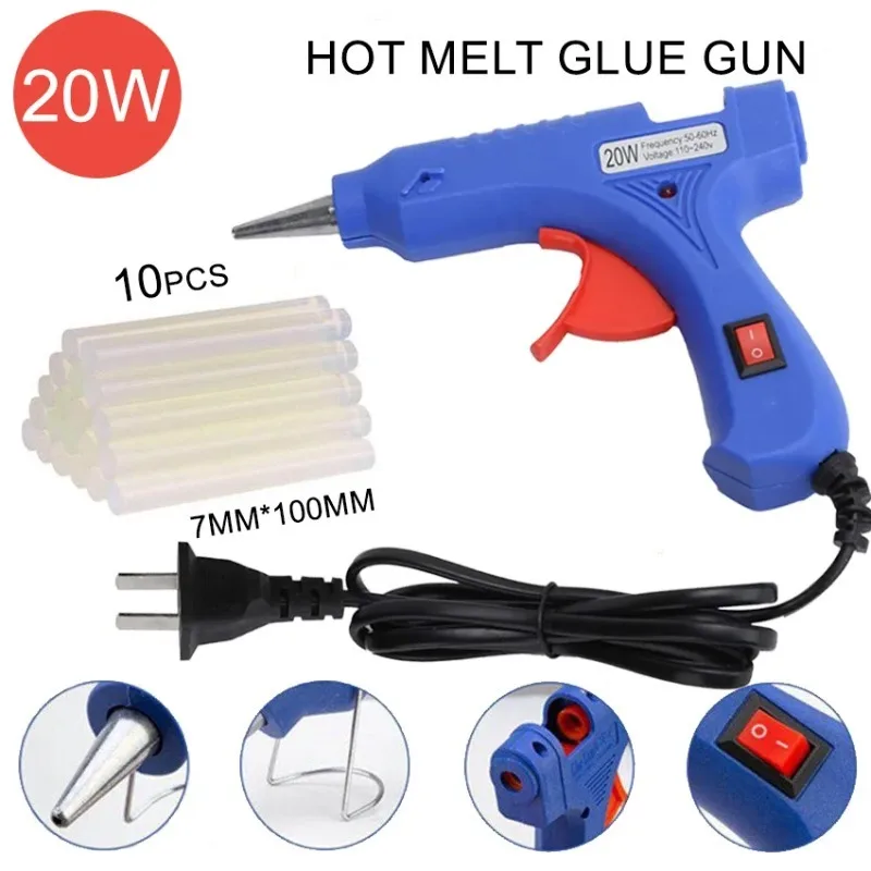 Pistola de pegamento térmico r - Glue Gun Hair reseña y precio